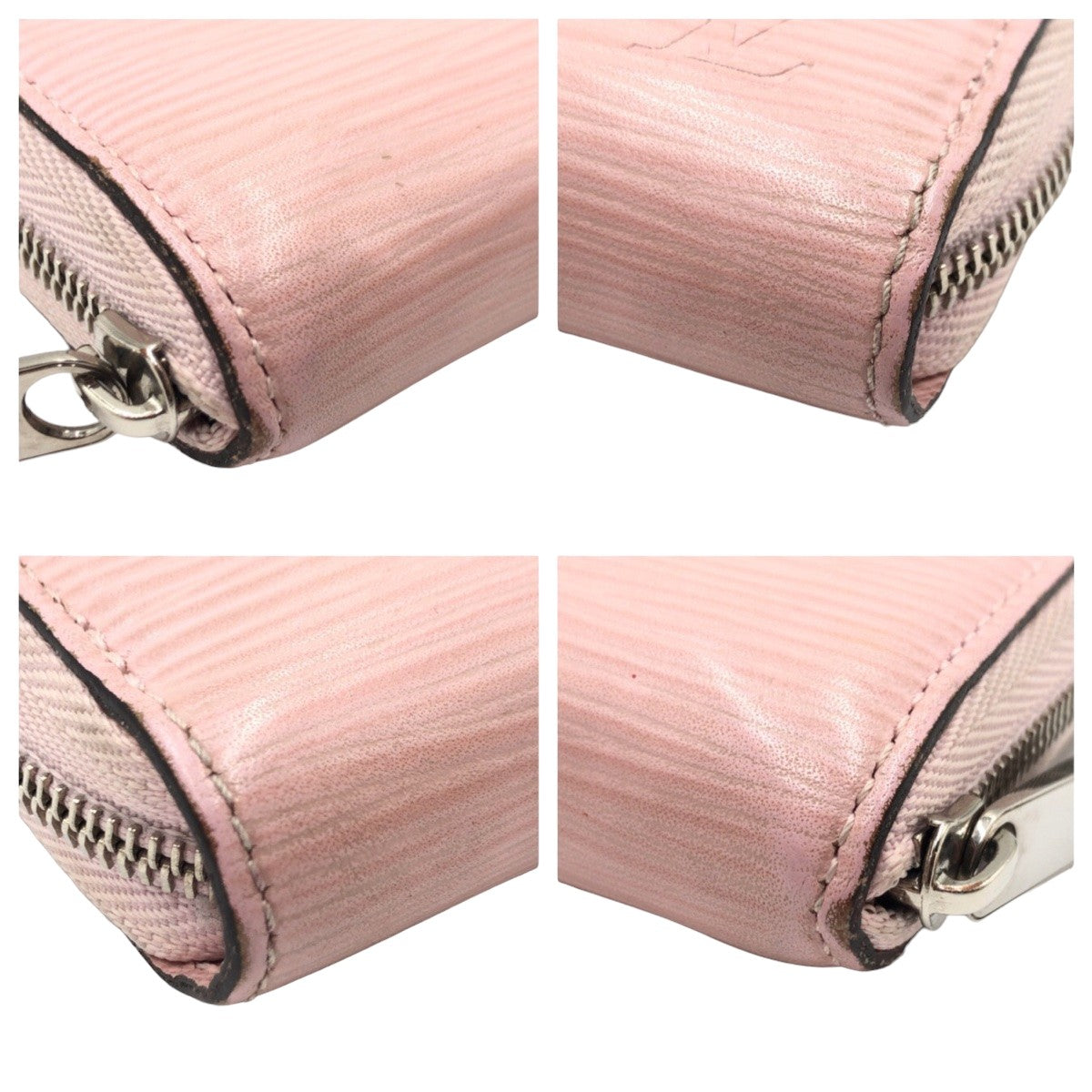 LOUIS VUITTON ルイヴィトン エピ ジッピーコインパース ピンク シルバー金具 エピレザー M61206 コインケース 小銭入れ カードケース  レディース