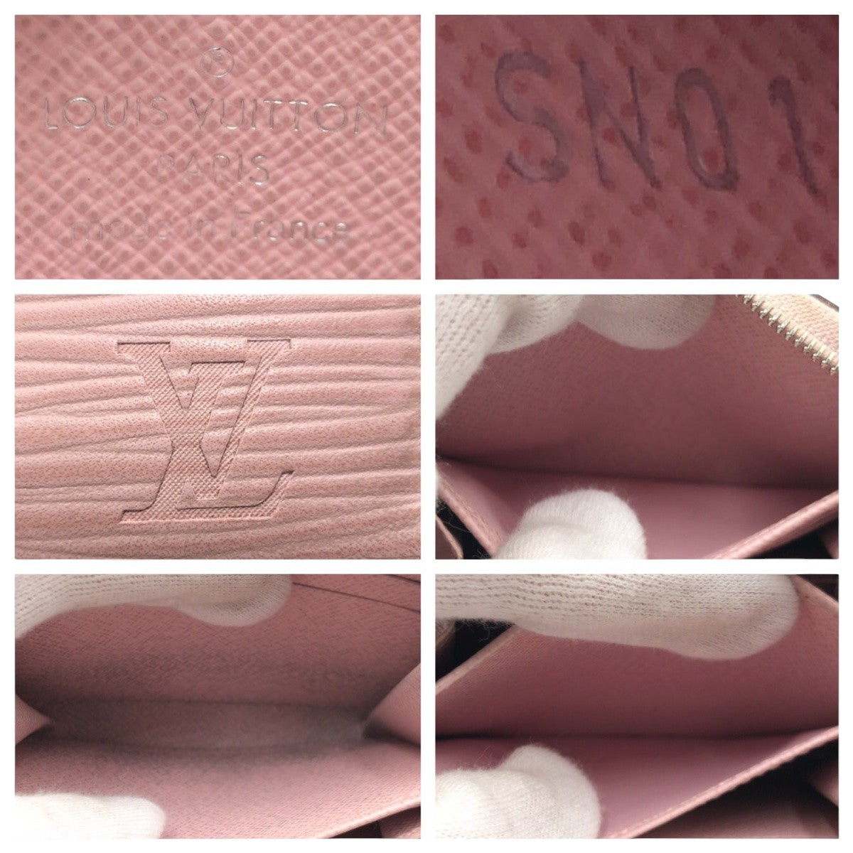 LOUIS VUITTON ルイヴィトン エピ ジッピーコインパース ピンク シルバー金具 エピレザー M61206 コインケース 小銭入れ カードケース  レディース