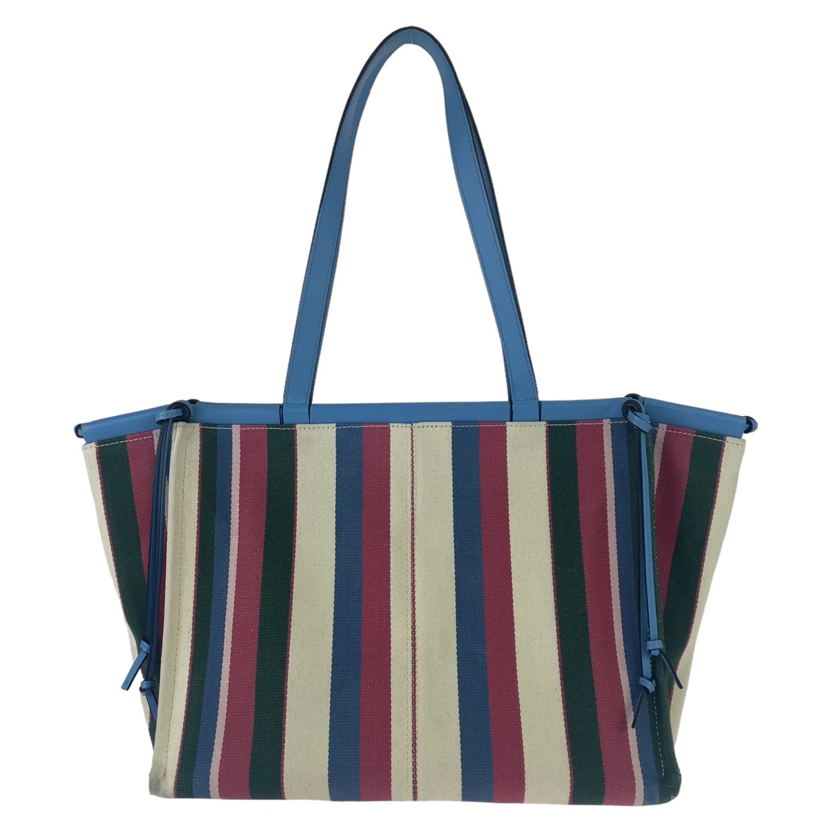 10811
 LOEWE Anagram Cushion Tote Multicolor Canvas/Leather Tote Bag Shoulder Bag for Women