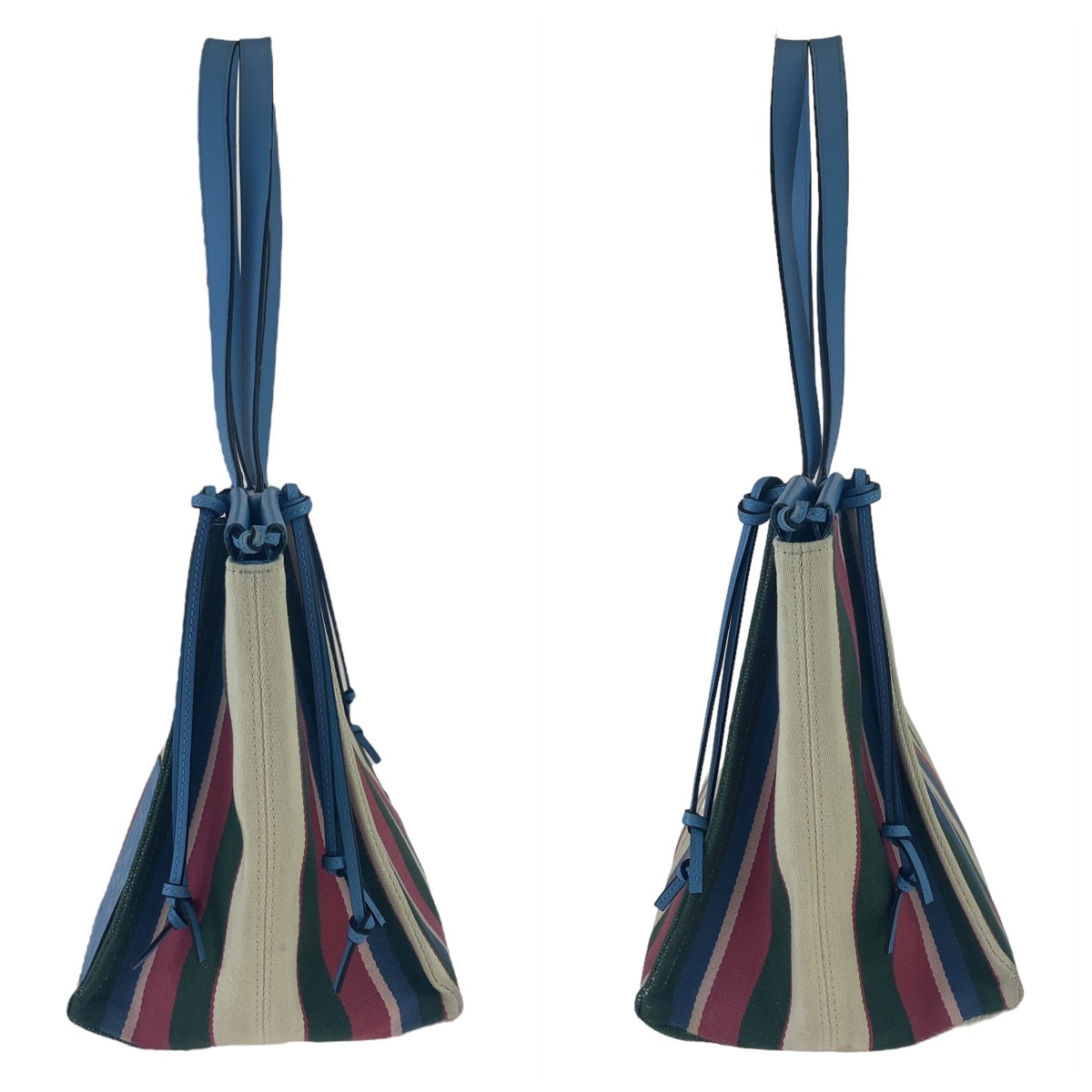 10811
LOEWE ロエベ アナグラム クッショントート マルチカラー キャンバス / レザー トートバッグ 肩掛け ショルダーバッグ  レディース
