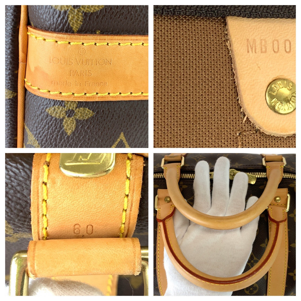 LOUIS VUITTON ルイヴィトン モノグラム キーポルバンドリエール60 男女兼用 ブラウン 茶 ゴールド金具 PVC M41412 ボストンバッグ 旅行バッグ  メンズ