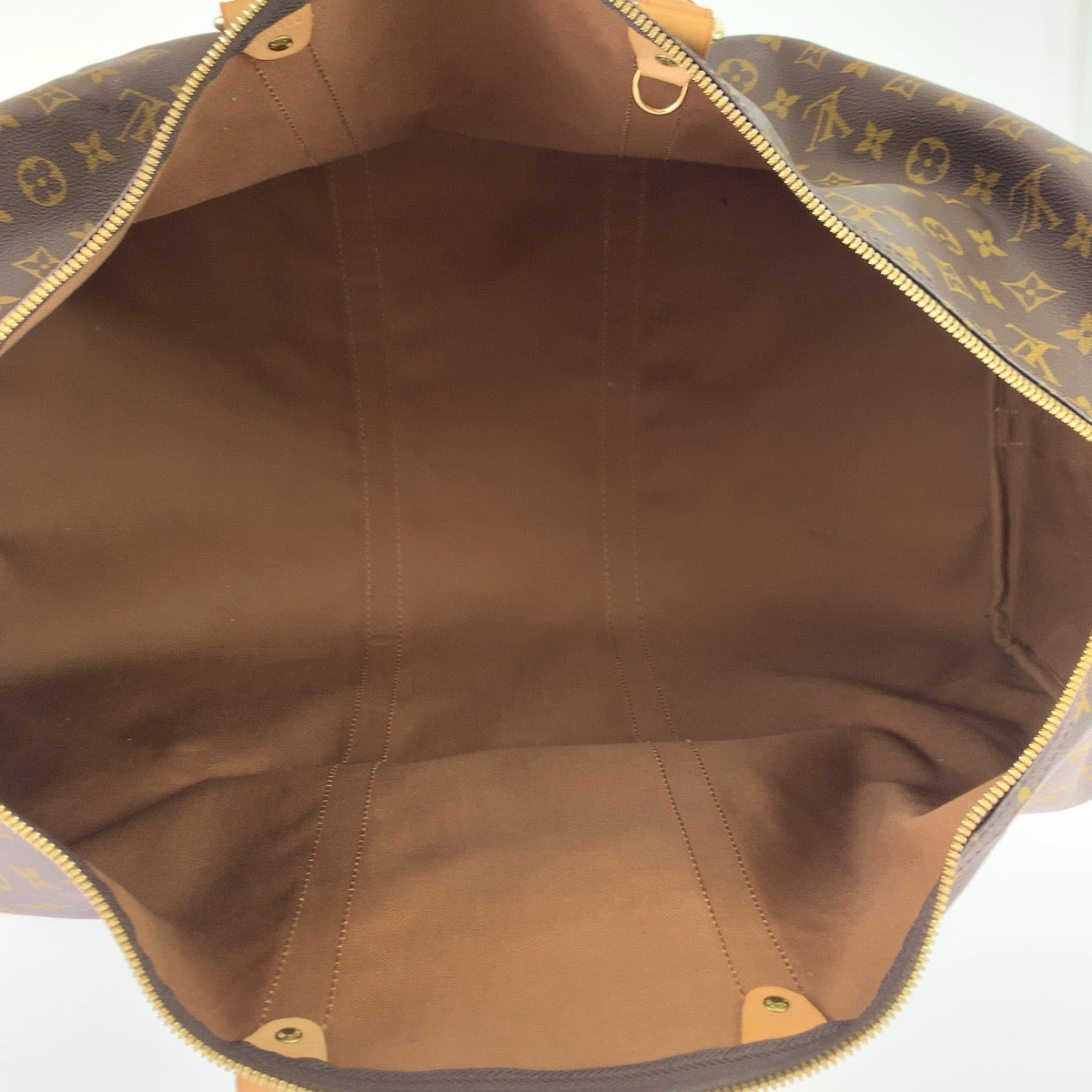 LOUIS VUITTON ルイヴィトン モノグラム キーポルバンドリエール60 男女兼用 ブラウン 茶 ゴールド金具 PVC M41412 ボストンバッグ 旅行バッグ  メンズ