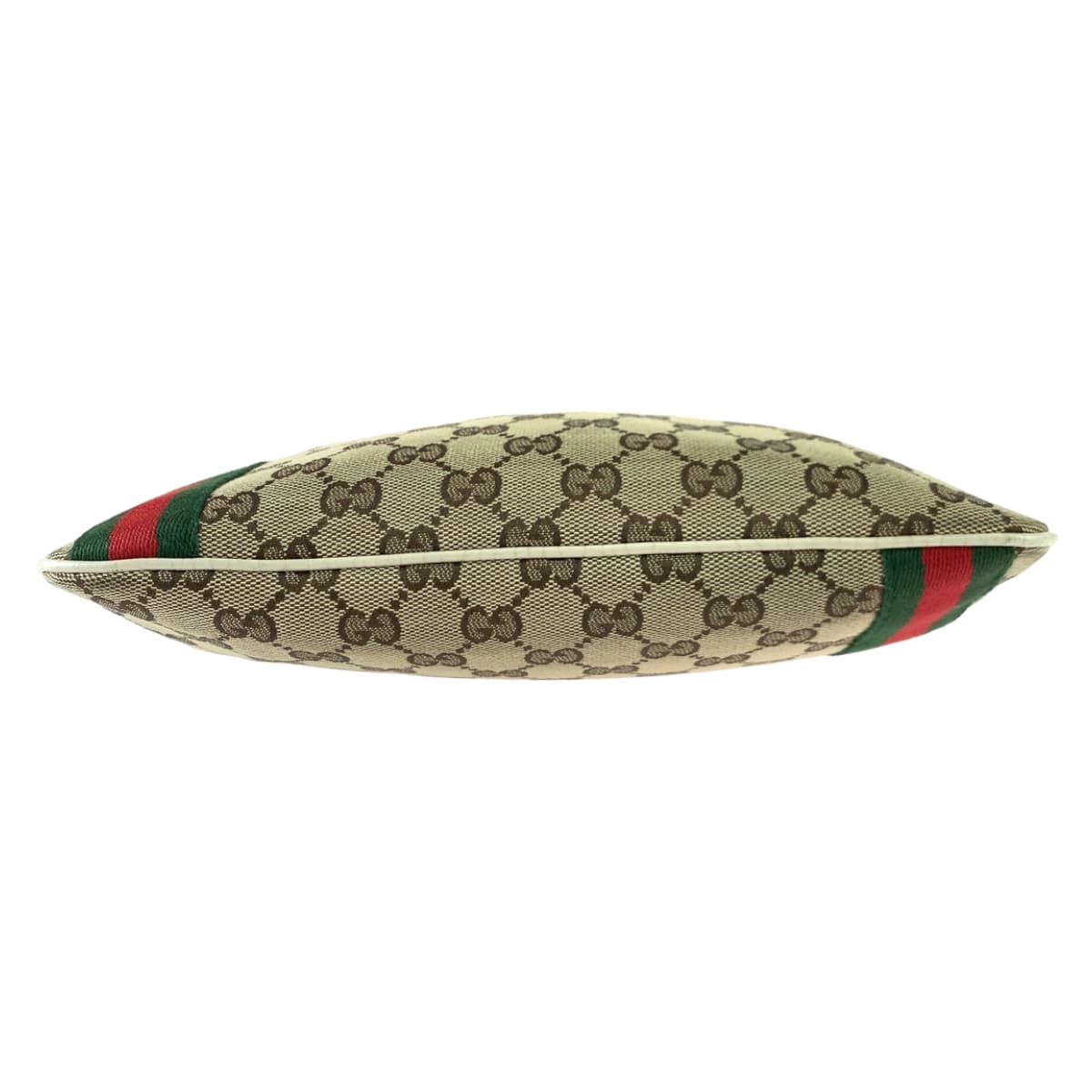GUCCI グッチ シェリーライン ベージュ ホワイト 白 GGキャンバス / レザー 144388 ショルダーバッグ 斜め掛け  レディース