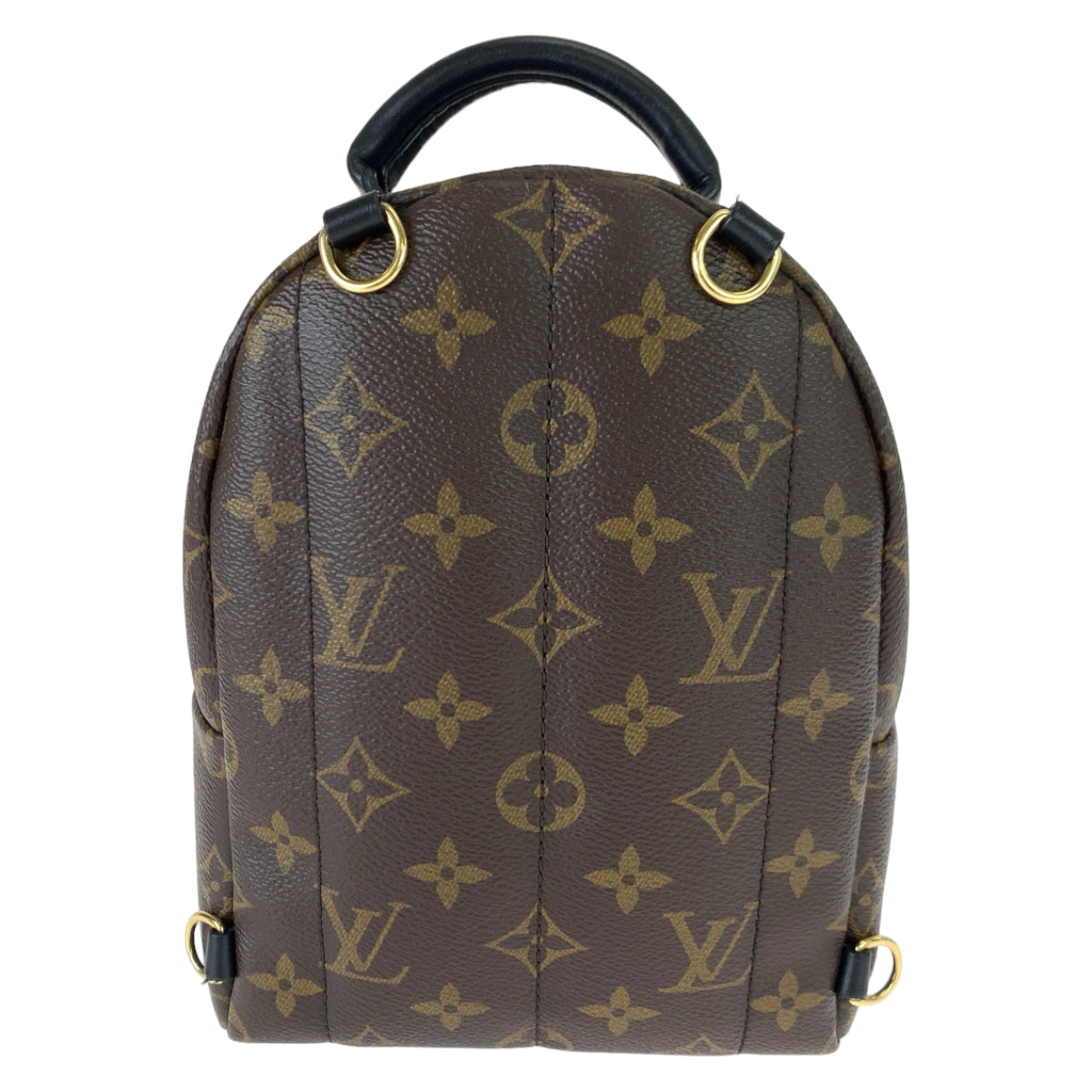 LOUIS VUITTON ルイヴィトン モノグラム パームスプリングスバックパックミニ ブラウン 茶 ゴールド金具 PVC M44873 リュックサック バックパック  レディース