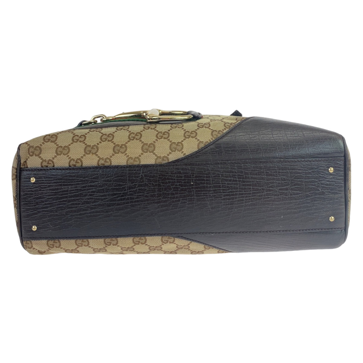 GUCCI グッチ シェリーライン ブラウン 茶 ゴールド金具 GGキャンバス 141503 トートバッグ ハンドバッグ ショルダーバッグ  レディース