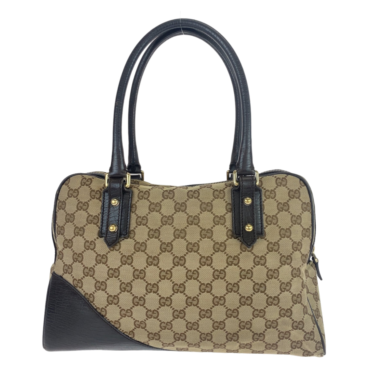 GUCCI グッチ シェリーライン ブラウン 茶 ゴールド金具 GGキャンバス 141503 トートバッグ ハンドバッグ ショルダーバッグ  レディース