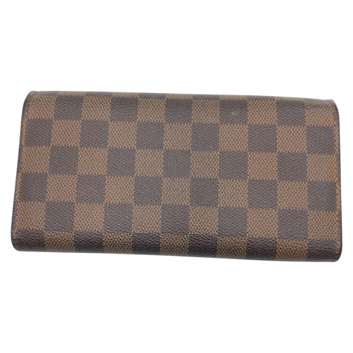 12840
LOUIS VUITTON ルイヴィトン ダミエ ポルトモネ クレディ ブラウン ゴールド金具 PVC N61725 長財布 ロングウォレット 男女兼用  レディース