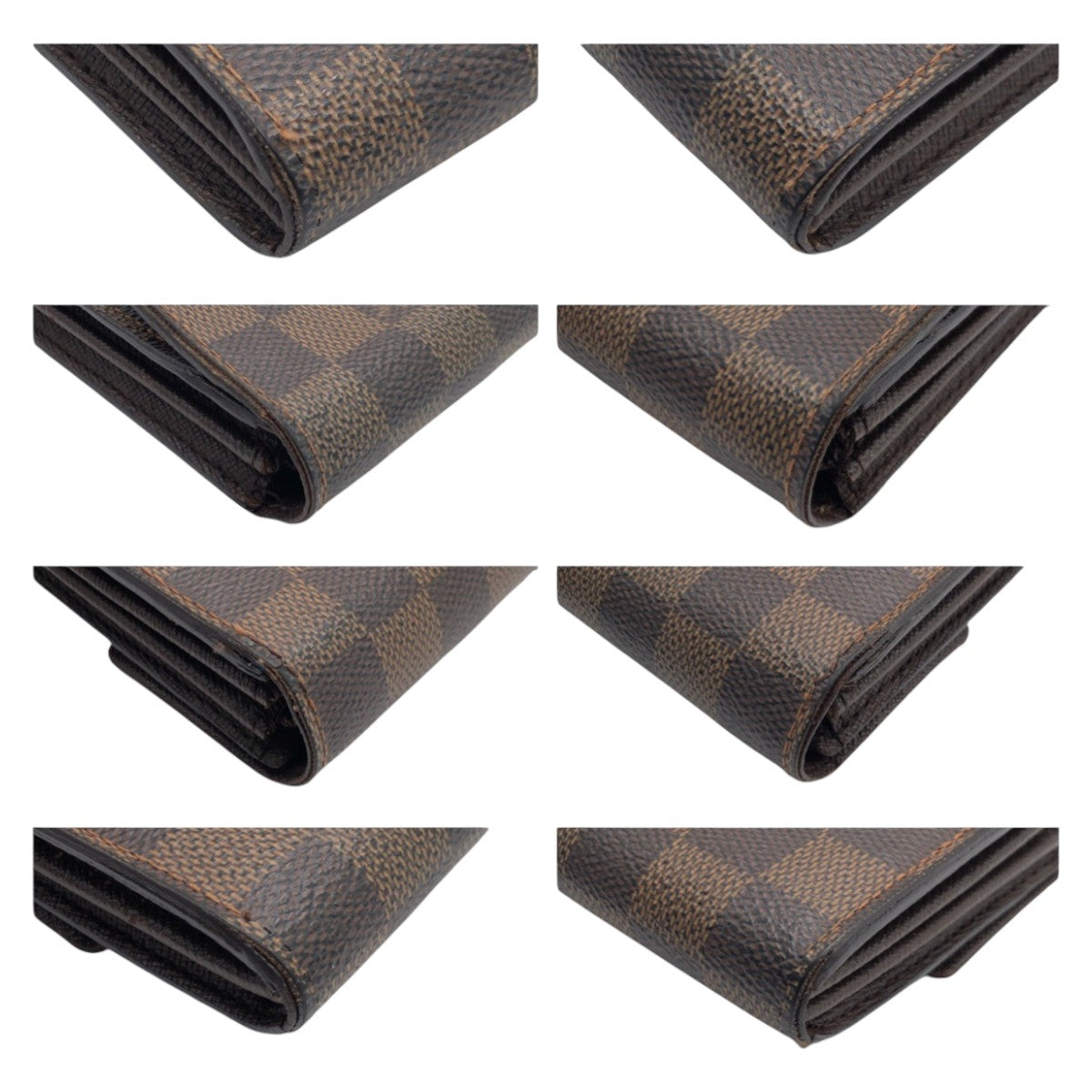12840
LOUIS VUITTON ルイヴィトン ダミエ ポルトモネ クレディ ブラウン ゴールド金具 PVC N61725 長財布 ロングウォレット 男女兼用  レディース