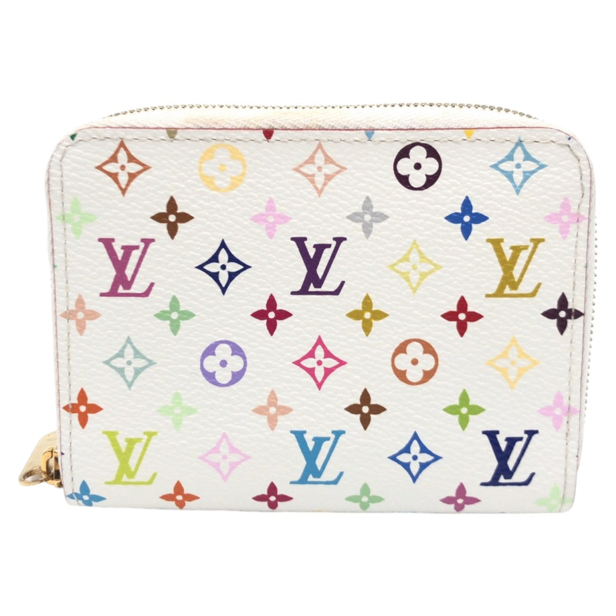 10835
LOUIS VUITTON ルイヴィトン モノグラム マルチ ジッピー コインパース ブロン ホワイト 白 マルチカラー ゴールド金具 PVC M93741 コインケース 小銭入れ カードケース  レディース