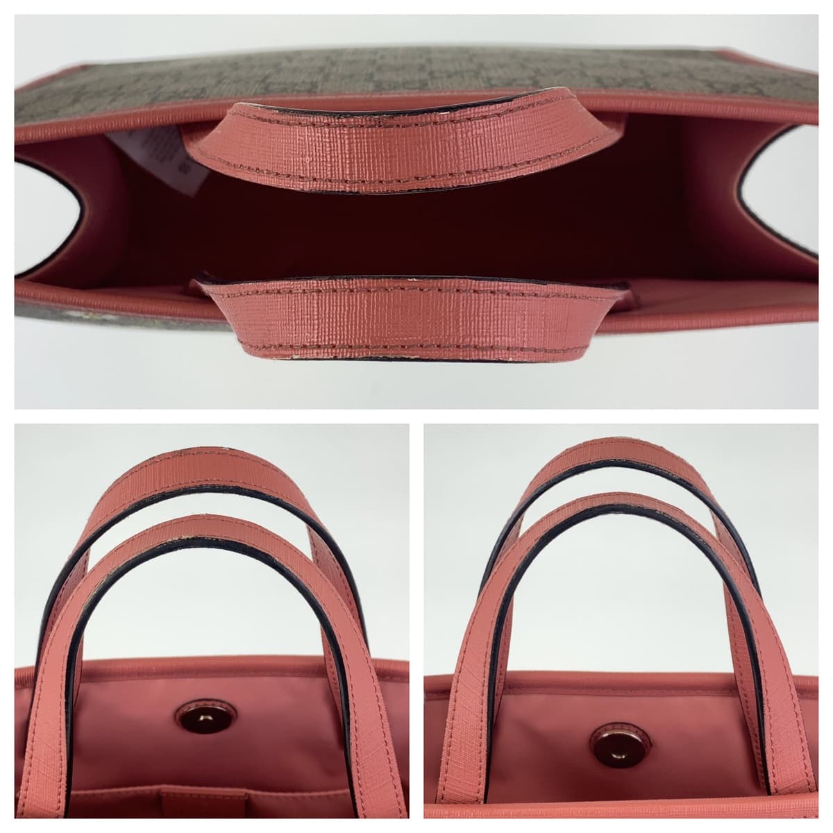 GUCCI グッチ ヒグチユウコ ベージュ マルチカラー GGスプリームキャンバス ハンドバッグ チルドレンズコレクション  レディース