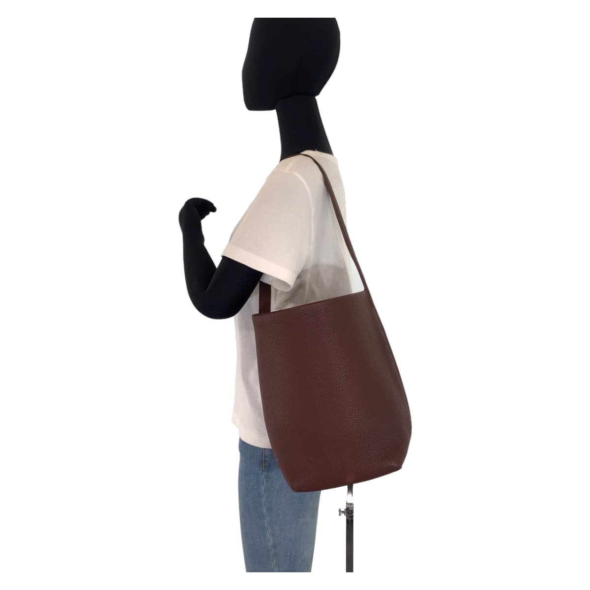 THE ROW ザ・ロウ N/S Park Tote ブラウン 茶 カーフ ショルダーバッグ ワンショルダーバッグ  レディース