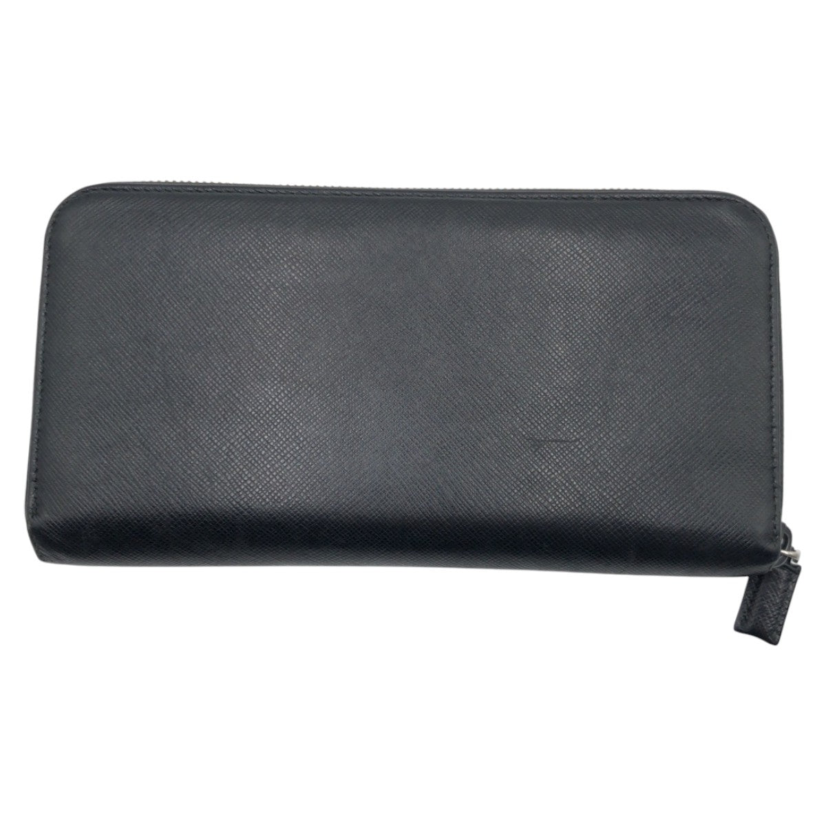 12841
PRADA プラダ サフィアーノ ブラック 黒 シルバー金具 レザー 2ML317 長財布 ロングウォレット  メンズ