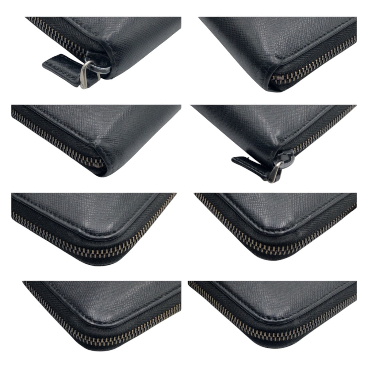 12841
PRADA プラダ サフィアーノ ブラック 黒 シルバー金具 レザー 2ML317 長財布 ロングウォレット  メンズ