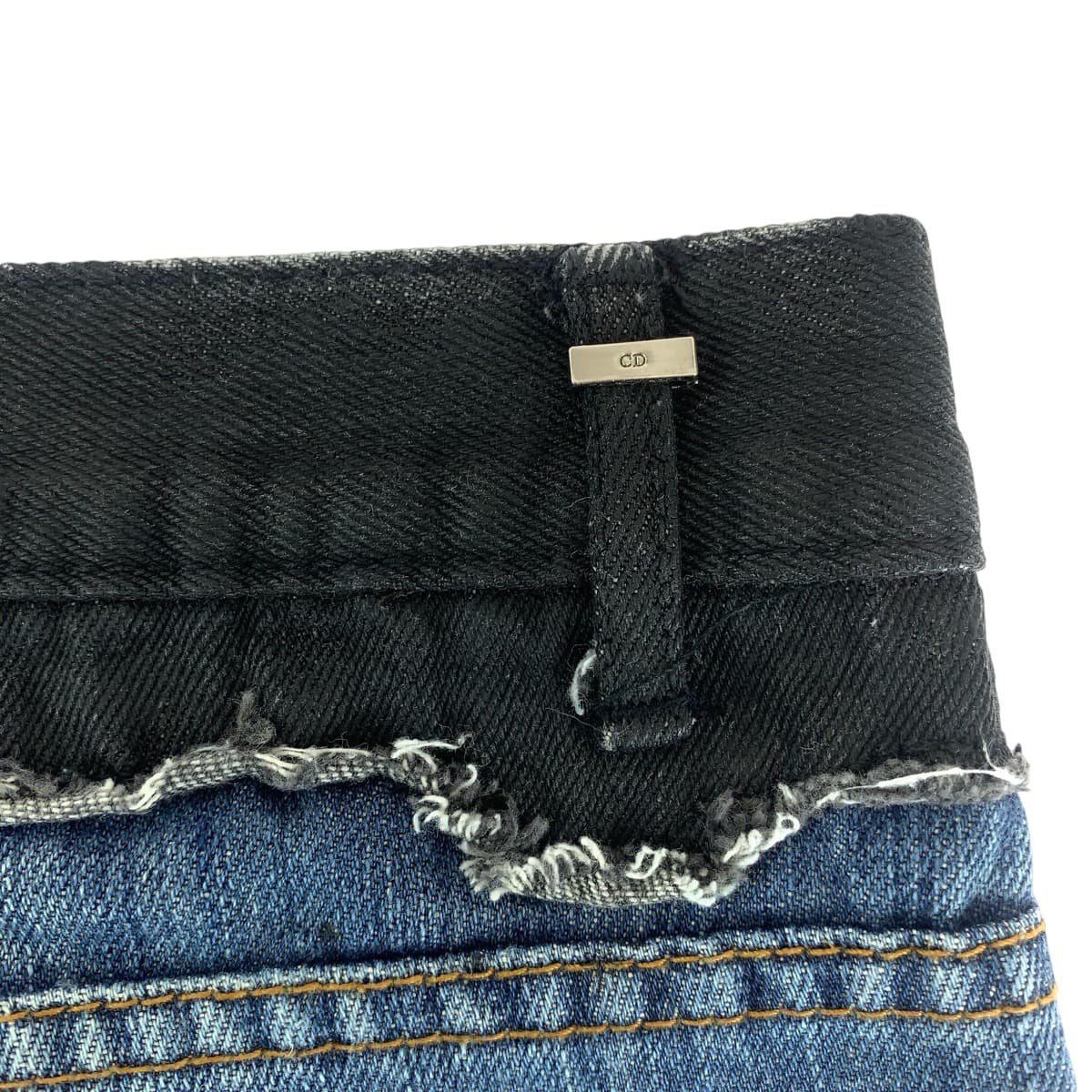DIOR HOMME ディオール オム ベック期 サイズ32 ブルー シルバー金具 デニム 5EH1011482 デニムパンツ ストレートデニム  メンズ
