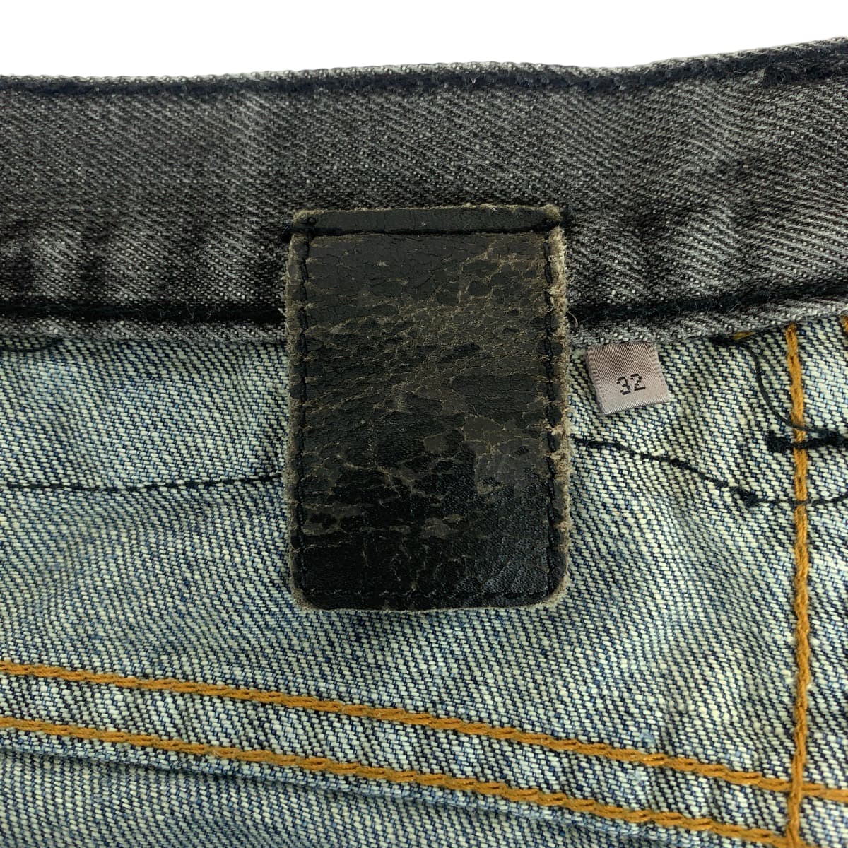 DIOR HOMME ディオール オム ベック期 サイズ32 ブルー シルバー金具 デニム 5EH1011482 デニムパンツ ストレートデニム  メンズ