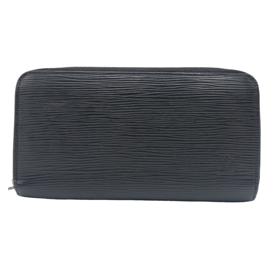 LOUIS VUITTON ルイヴィトン エピ ノワール ジッピー ウォレット ブラック 黒 シルバー 金具 エピレザー M61857 長財布 ロングウォレット ラウンドファスナー  メンズ