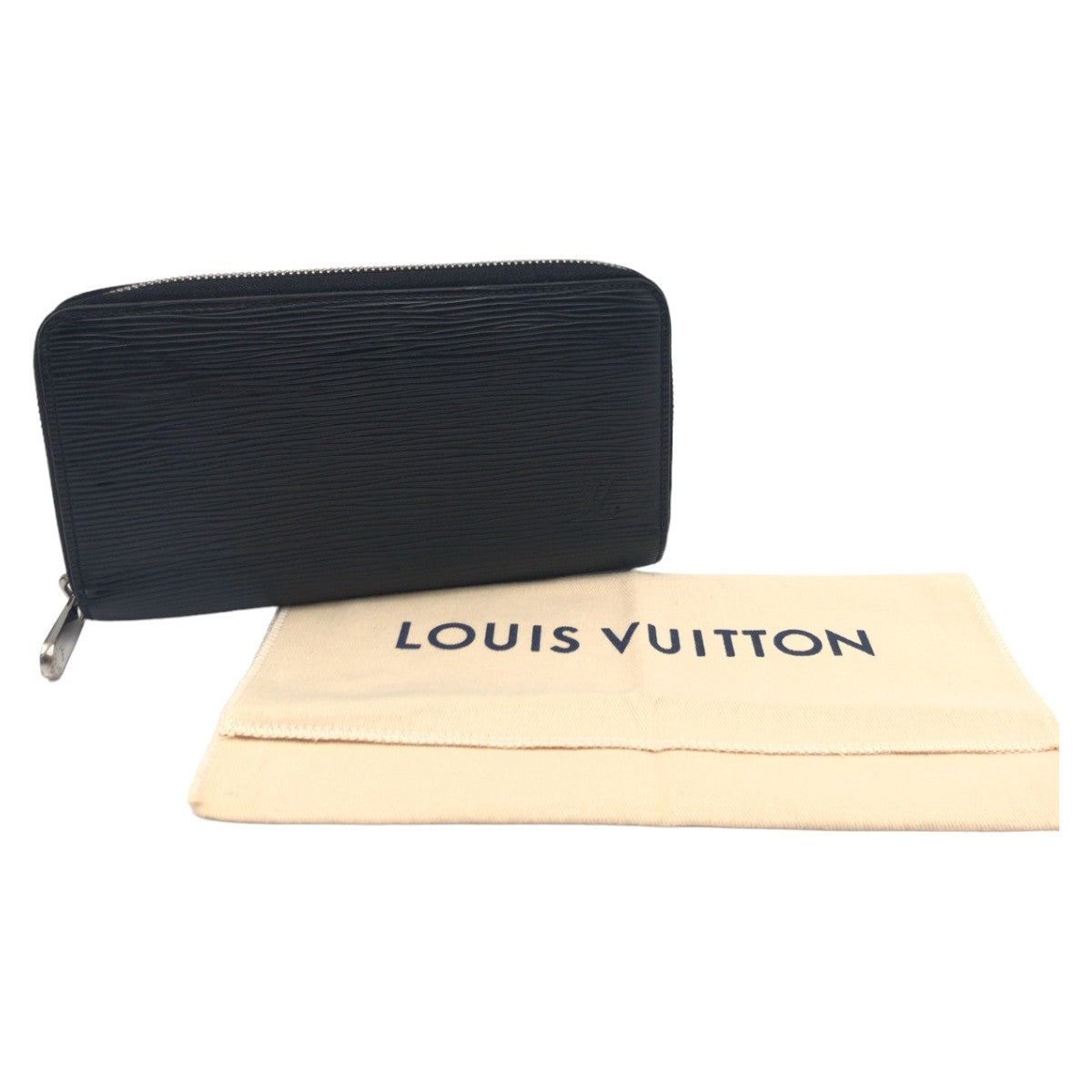 LOUIS VUITTON ルイヴィトン エピ ノワール ジッピー ウォレット ブラック 黒 シルバー 金具 エピレザー M61857 長財布 ロングウォレット ラウンドファスナー  メンズ