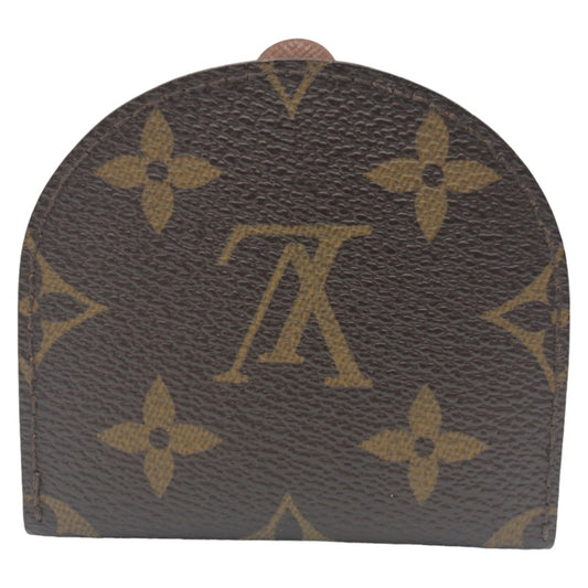 LOUIS VUITTON Louis Vuitton Monogram Portemonnay Cuvette Unisex Brown PVC M61960 Coin Case Purse for Women