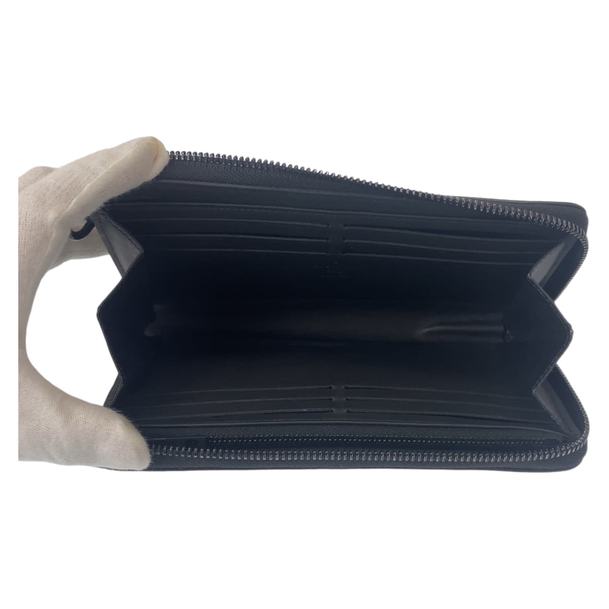 LOUIS VUITTON ルイヴィトン アエログラム ジッピーウォレット ロング ブラック 黒 ノワール レザー M69831 長財布 ウェアラブルウォレット  メンズ