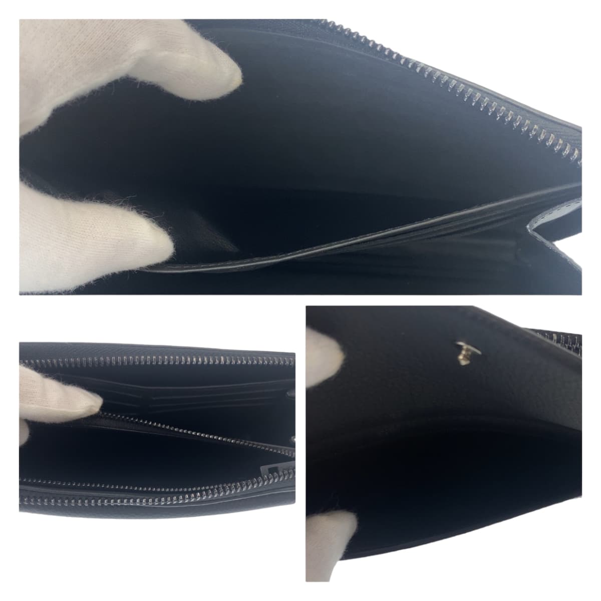 LOUIS VUITTON ルイヴィトン アエログラム ジッピーウォレット ロング ブラック 黒 ノワール レザー M69831 長財布 ウェアラブルウォレット  メンズ