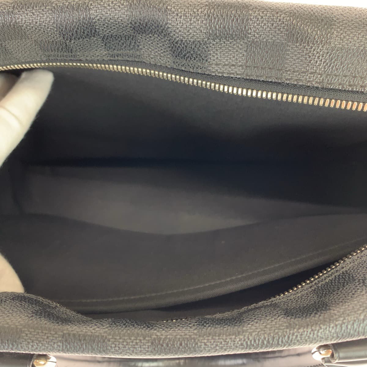 LOUIS VUITTON ルイヴィトン ダミエグラフィット イカール ブラック 黒 シルバー金具 PVC N23253 ビジネスバッグ ブリーフケース  メンズ