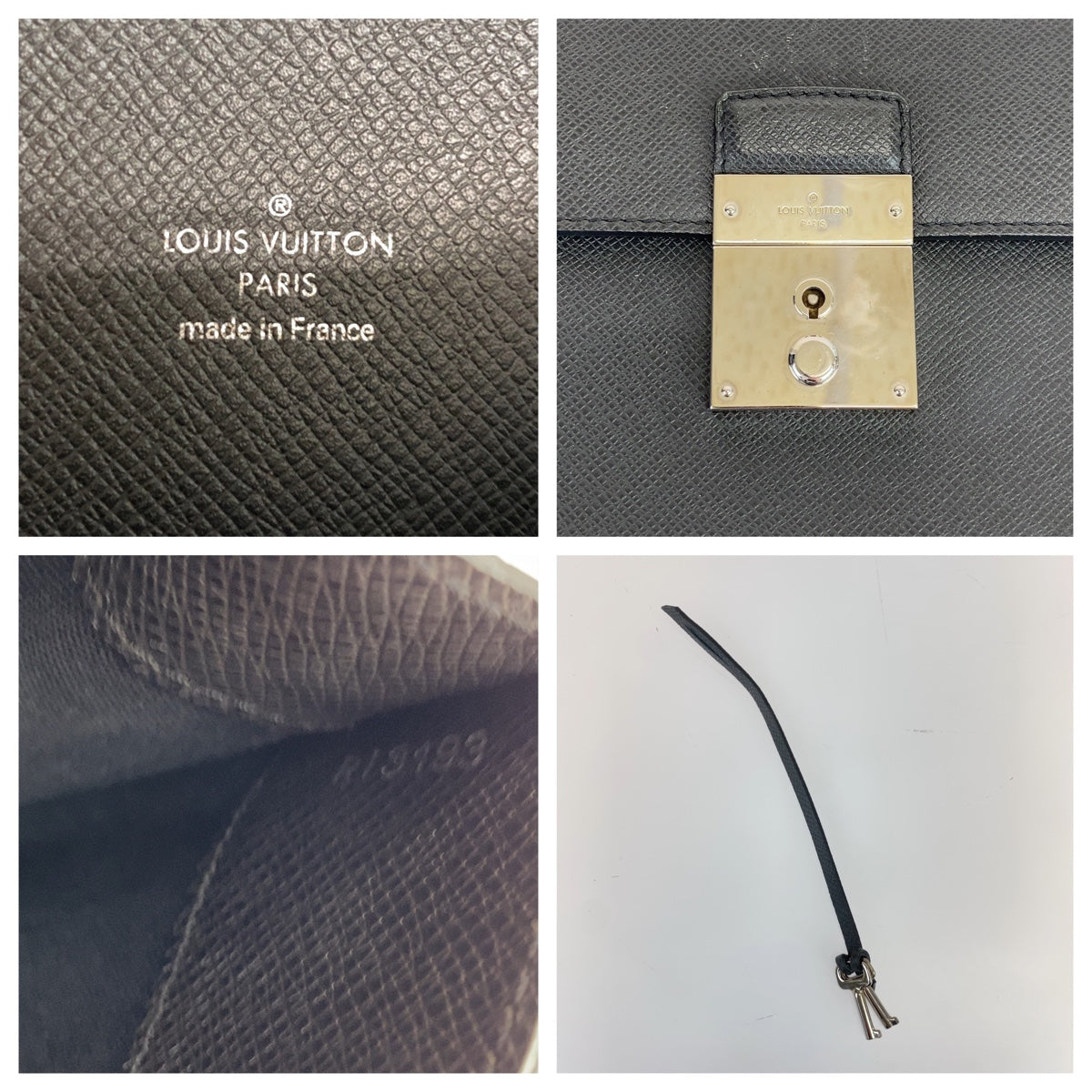 10858
LOUIS VUITTON ルイヴィトン タイガ ネオ ロブスト3 アルドワーズ 黒 シルバー金具 タイガ M32742 ビジネスバッグ ブリーフケース  メンズ