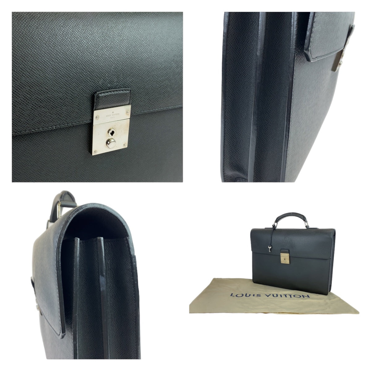 10858
LOUIS VUITTON ルイヴィトン タイガ ネオ ロブスト3 アルドワーズ 黒 シルバー金具 タイガ M32742 ビジネスバッグ ブリーフケース  メンズ