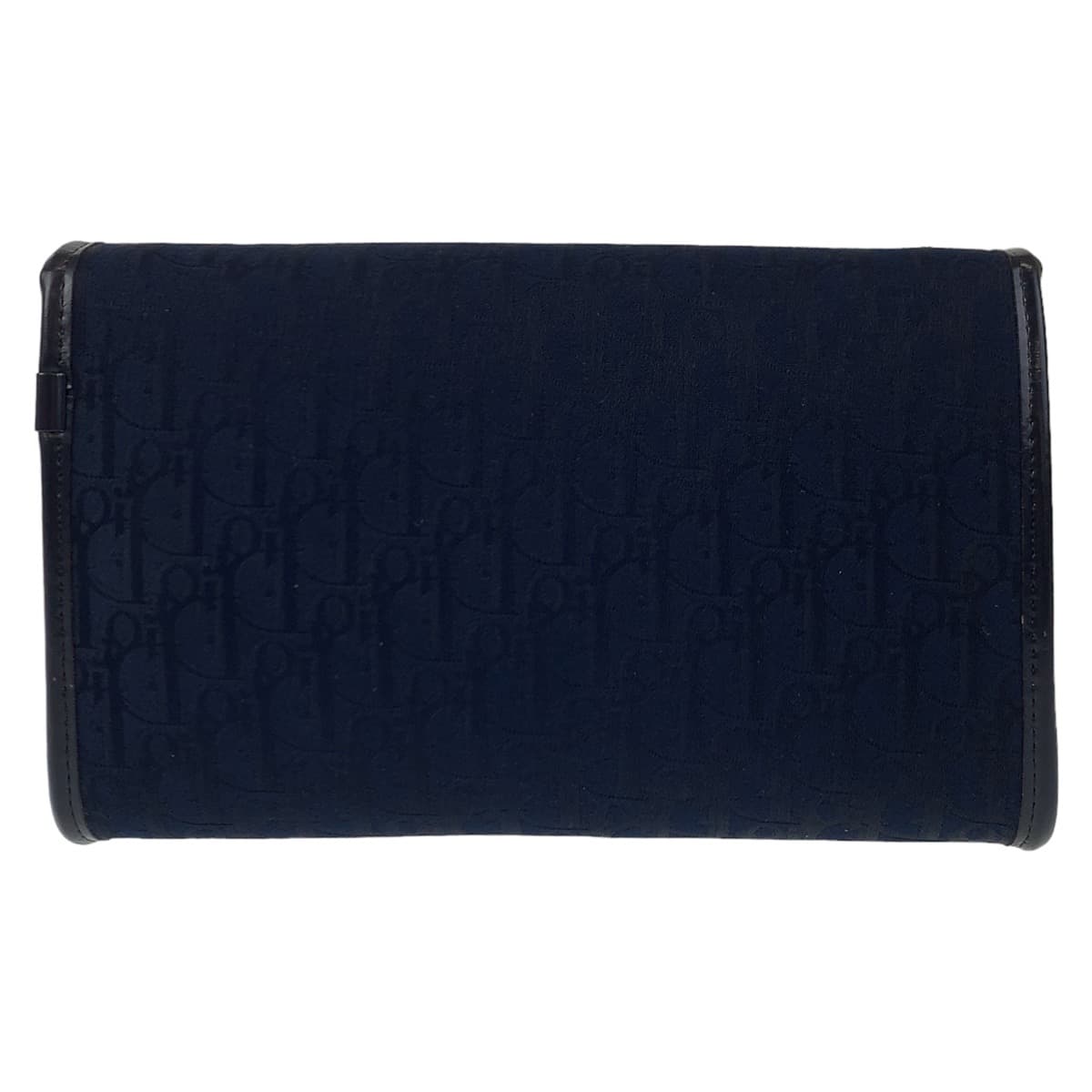 10869
Dior ディオール ヴィンテージ トロッター ネイビー ゴールド金具 キャンバス チェーン ショルダーバッグ ハンドバッグ 2way  レディース SA42