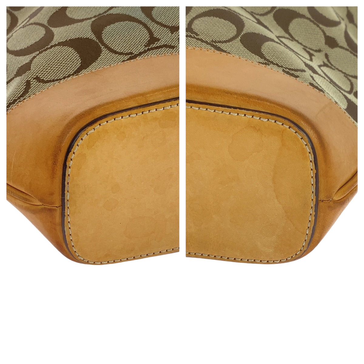 12501
COACH コーチ シグネチャー ブラウン シルバー金具 キャンバス 6346 ショルダーバッグ メッセンジャーバッグ 斜め掛け可能  レディース