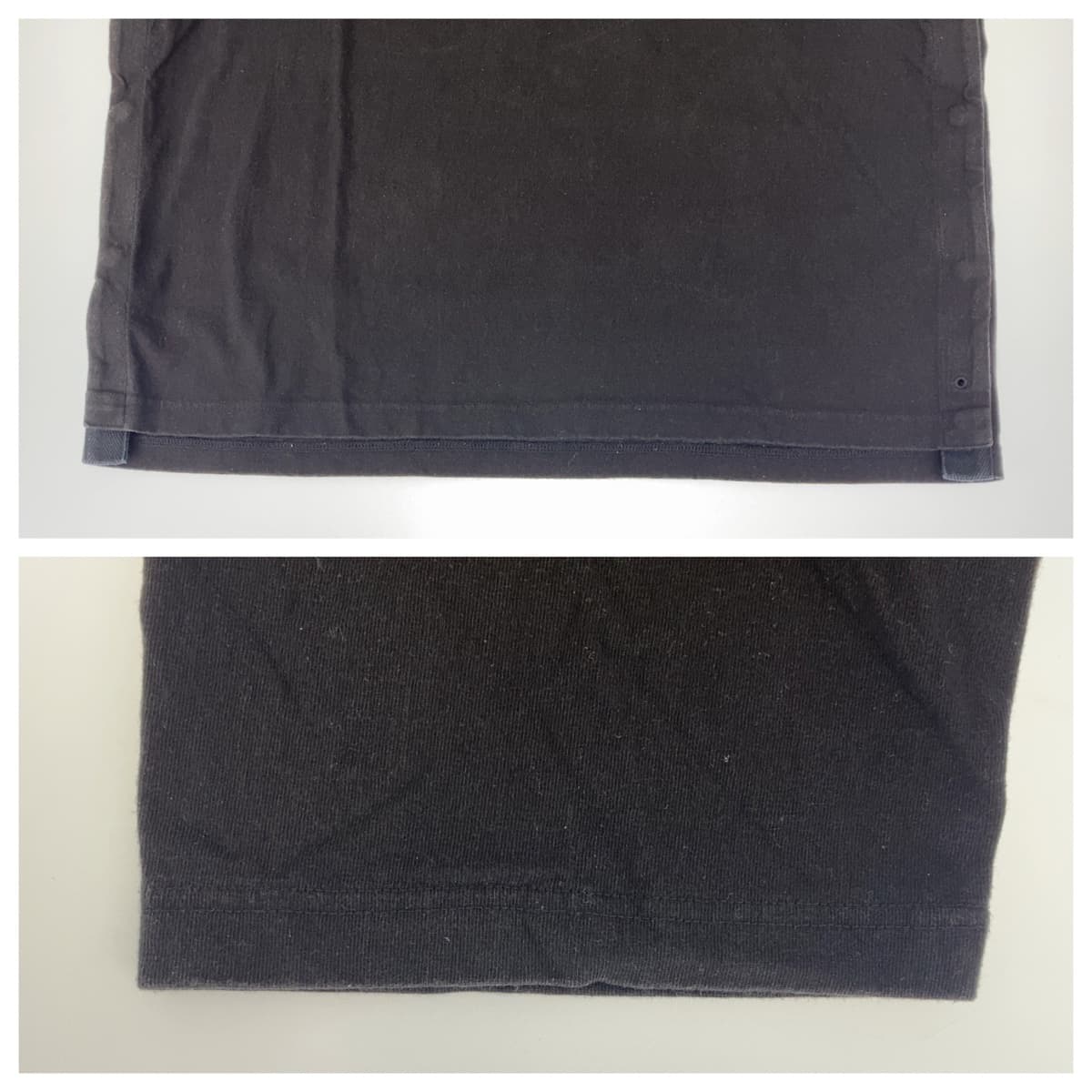 10885
Sacai サカイ サイドスリット ボタン サイズXL ブラック コットン 22-02870M 半袖Ｔシャツ ポケットT カットソー  メンズ