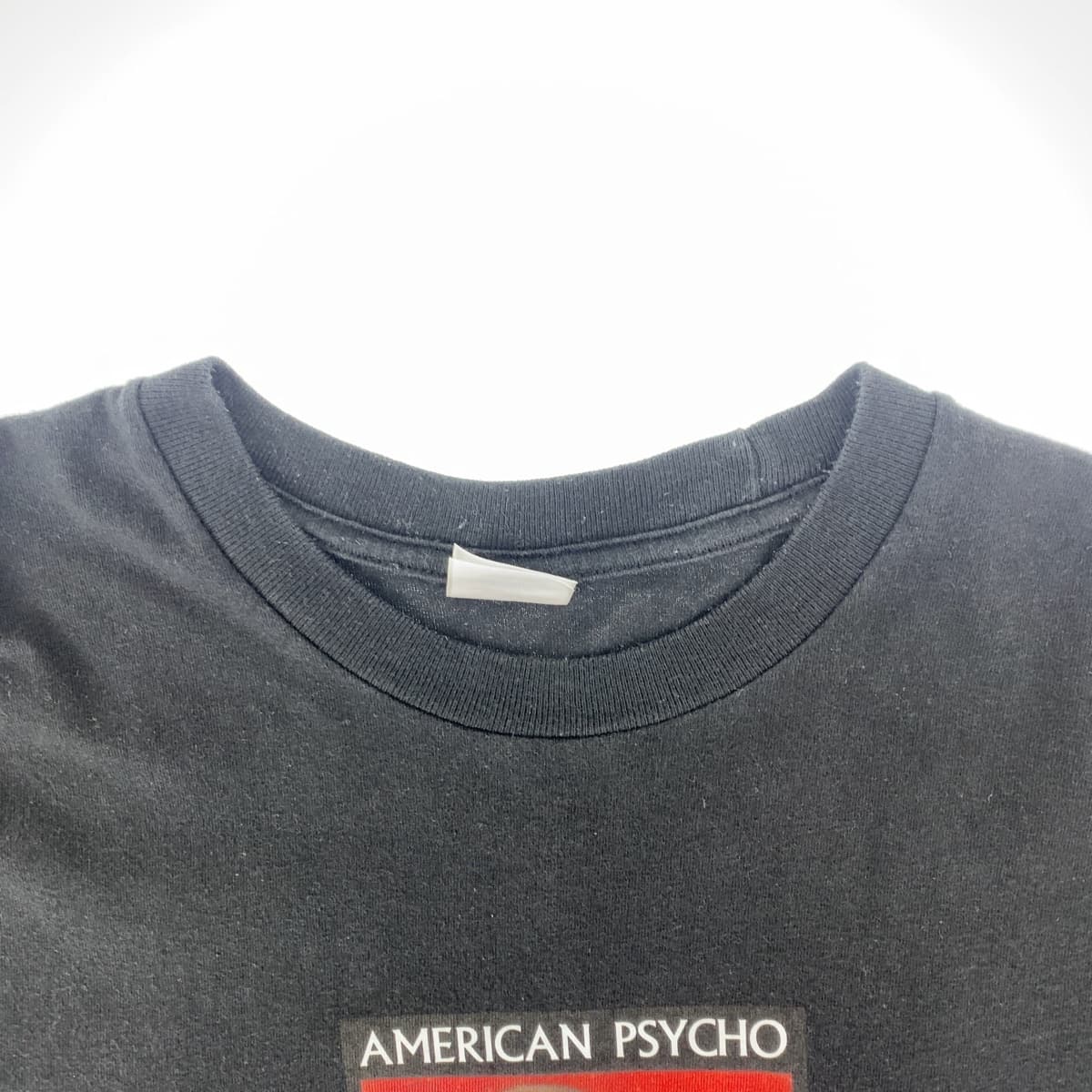Supreme シュプリーム AMERICAN PSYCHO サイズXL ブラック 黒 レッド 赤 コットン 半袖Ｔシャツ クルーネック  メンズ