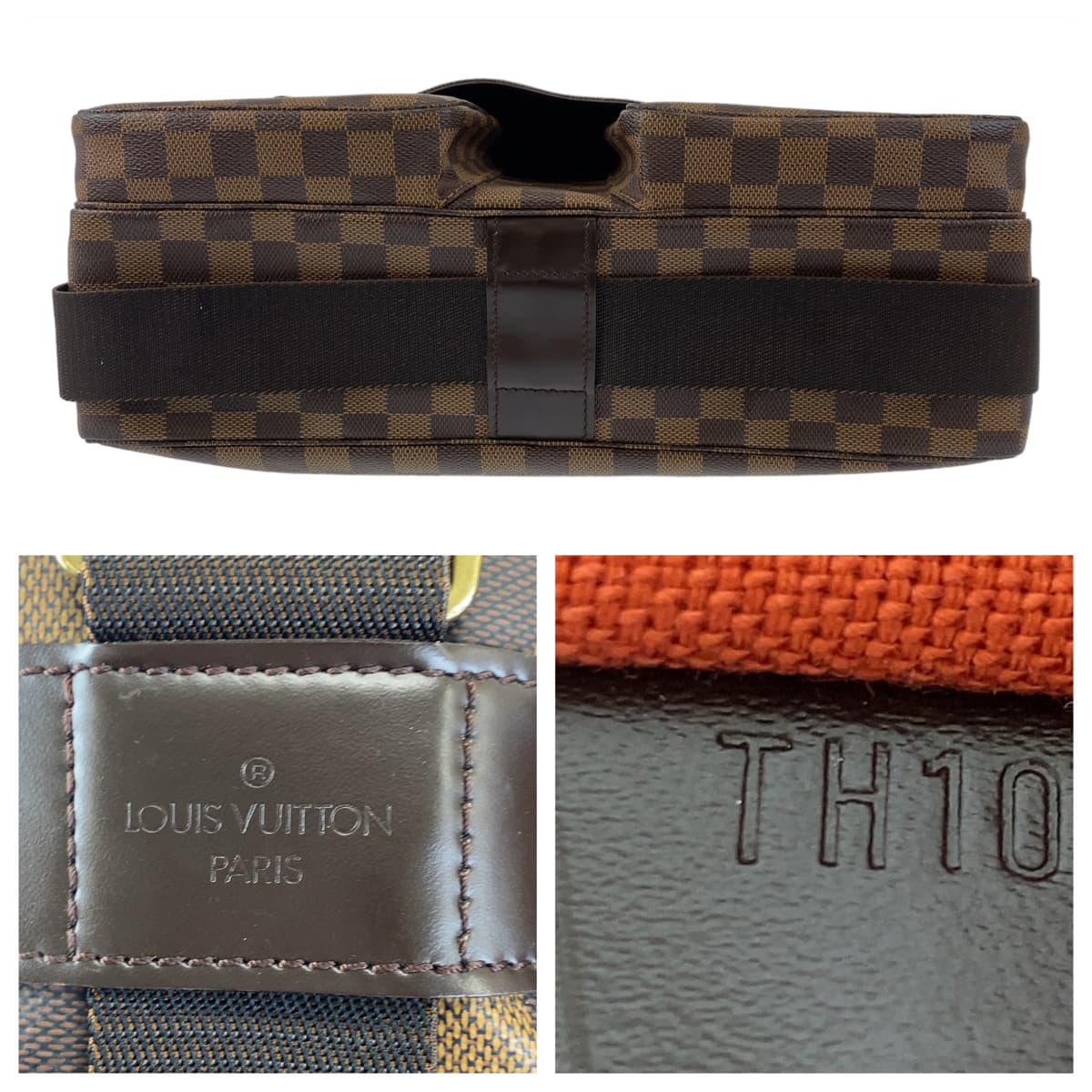 10898
LOUIS VUITTON ルイヴィトン ダミエ ブロードウェイ ブラウン ゴールド金具 PVC N42270 ショルダーバッグ ハンドバッグ 2way  メンズ