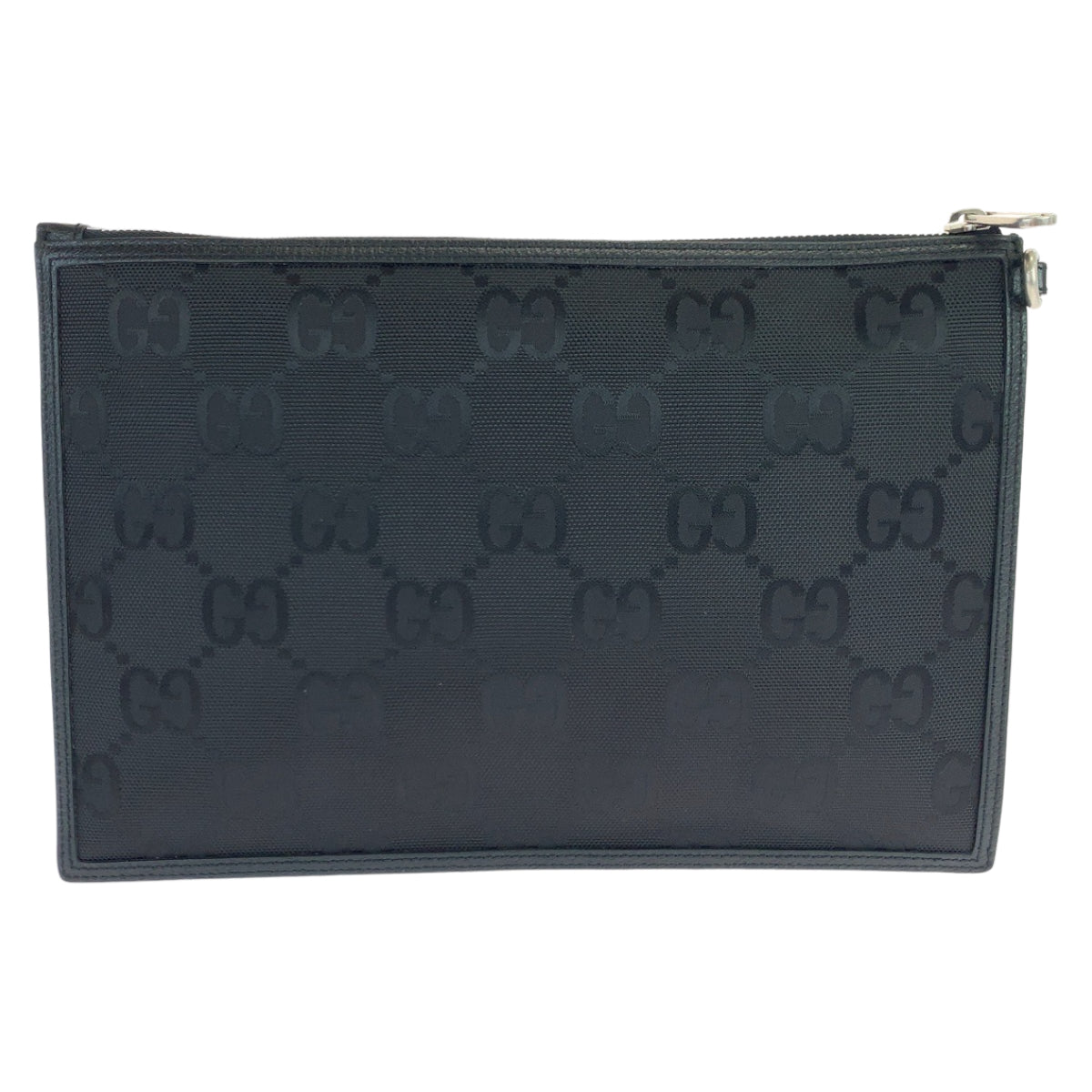 GUCCI グッチ オフザグリッド ブラック 黒 ゴールド シルバー金具 ナイロン 625598 セカンドバッグ クラッチバッグ  メンズ