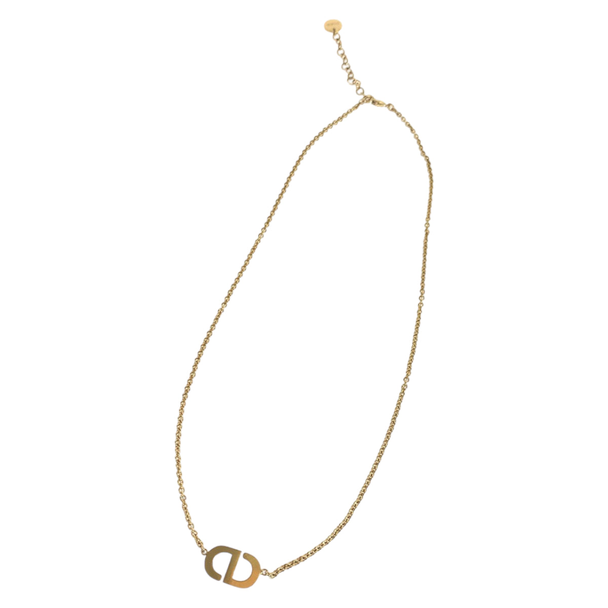 10907
Christian Dior クリスチャンディオール Petit CD クレールディーリュヌ メタル / ラインストーン N0717CDLCY ネックレス ペンダント  レディース