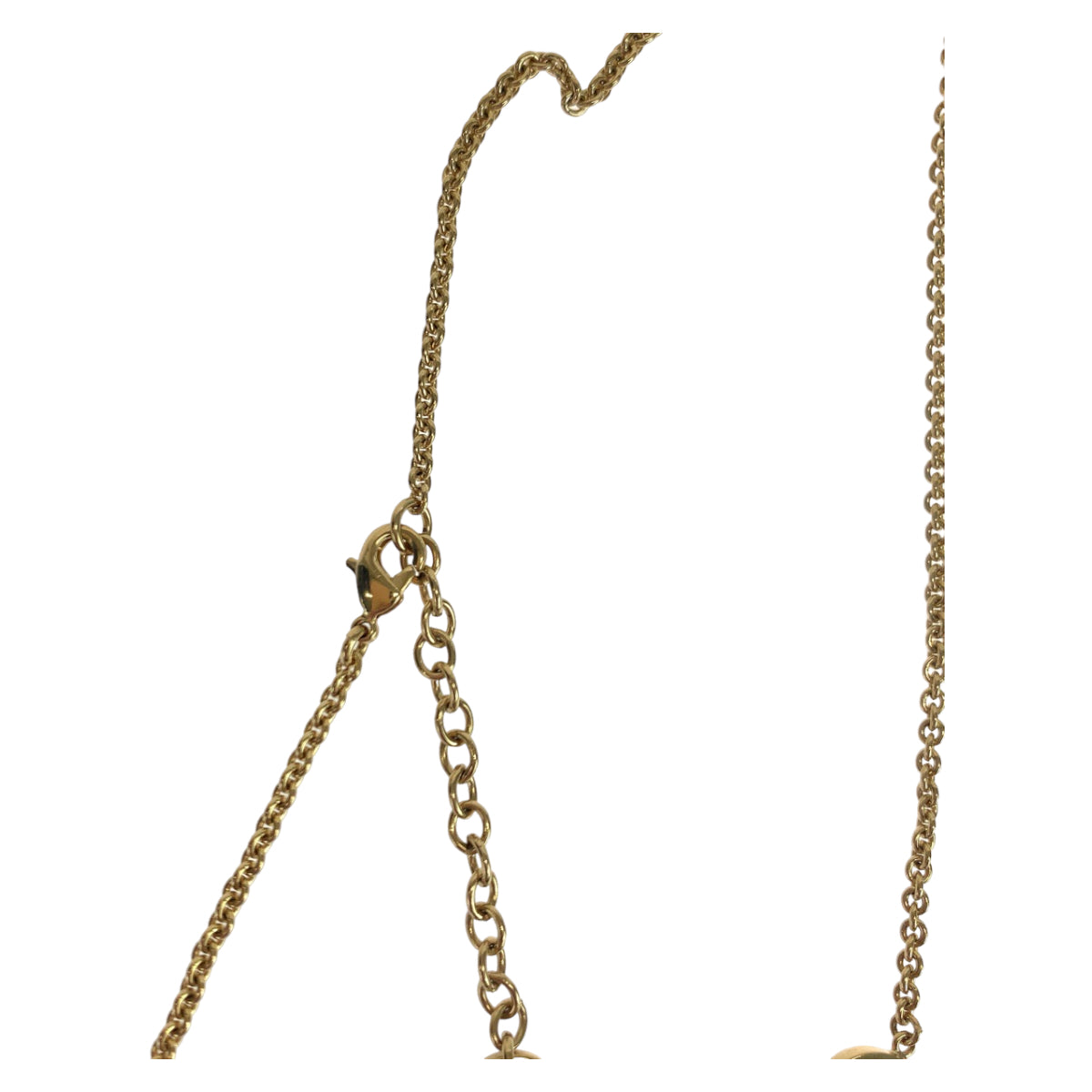 10907
Christian Dior クリスチャンディオール Petit CD クレールディーリュヌ メタル / ラインストーン N0717CDLCY ネックレス ペンダント  レディース