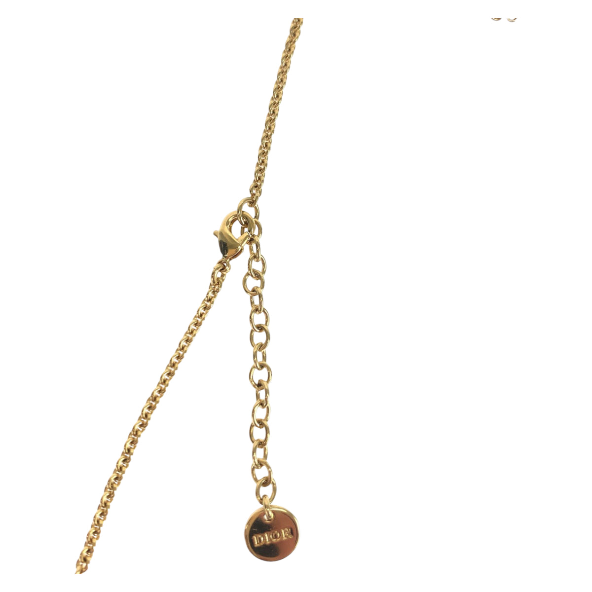 10907
Christian Dior クリスチャンディオール Petit CD クレールディーリュヌ メタル / ラインストーン N0717CDLCY ネックレス ペンダント  レディース