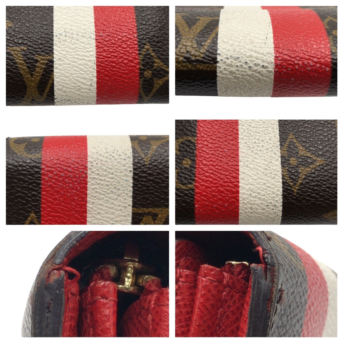 LOUIS VUITTON ルイヴィトン モノグラム ポルトフォイユ サラ ベルボーイ ルージュ ブラウン 茶 ゴールド金具 PVC M60034 長財布 ロングウォレット  レディース