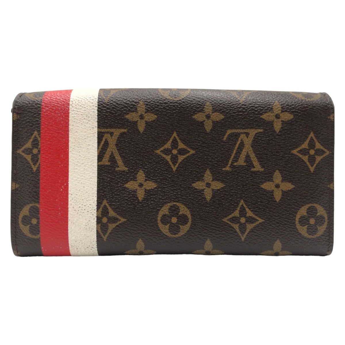LOUIS VUITTON ルイヴィトン モノグラム ポルトフォイユ サラ ベルボーイ ルージュ ブラウン 茶 ゴールド金具 PVC M60034 長財布 ロングウォレット  レディース