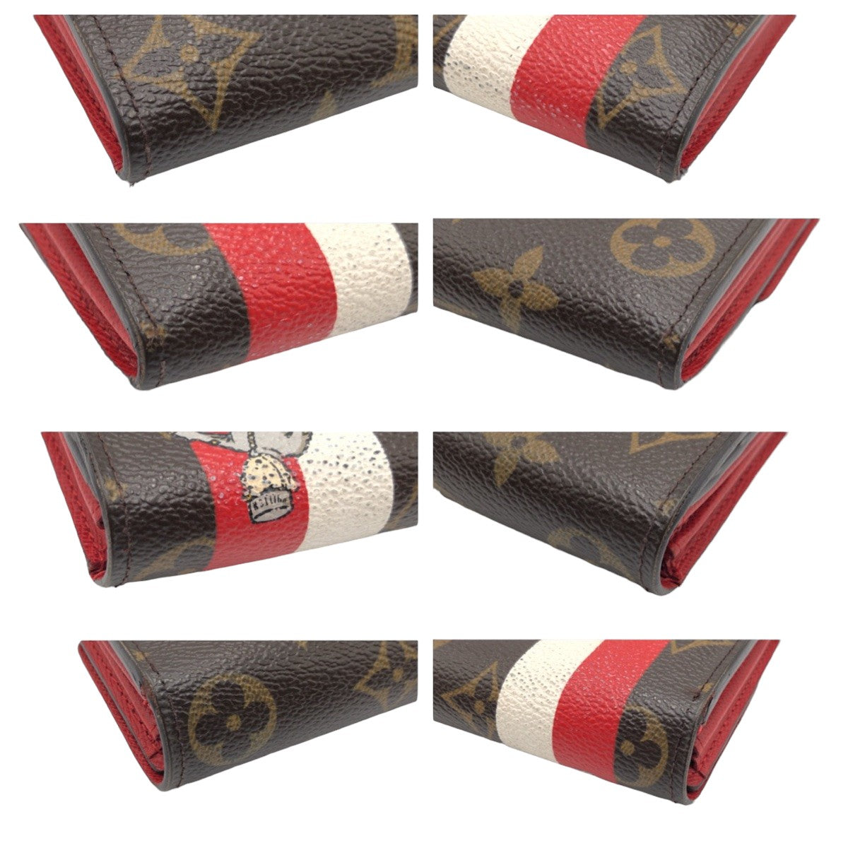 LOUIS VUITTON ルイヴィトン モノグラム ポルトフォイユ サラ ベルボーイ ルージュ ブラウン 茶 ゴールド金具 PVC M60034 長財布 ロングウォレット  レディース