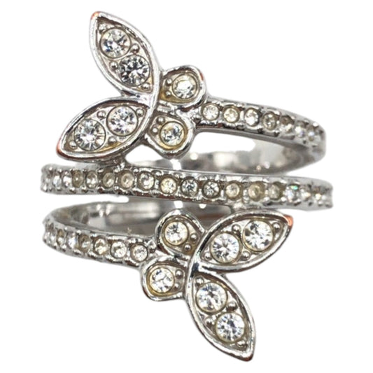 SWAROVSKI スワロフスキー ナイチンゲール バタフライ シルバー 銀 メタル 1126775 指輪 リング 10号  レディース