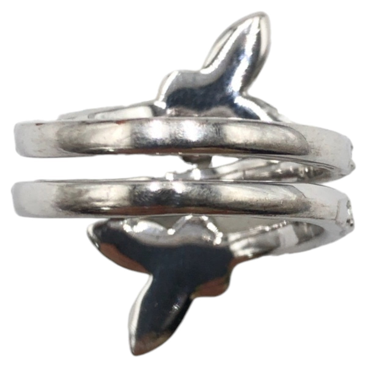 SWAROVSKI Nightingale Butterfly Silver Metal 1126775 Ring Size 10 Women's