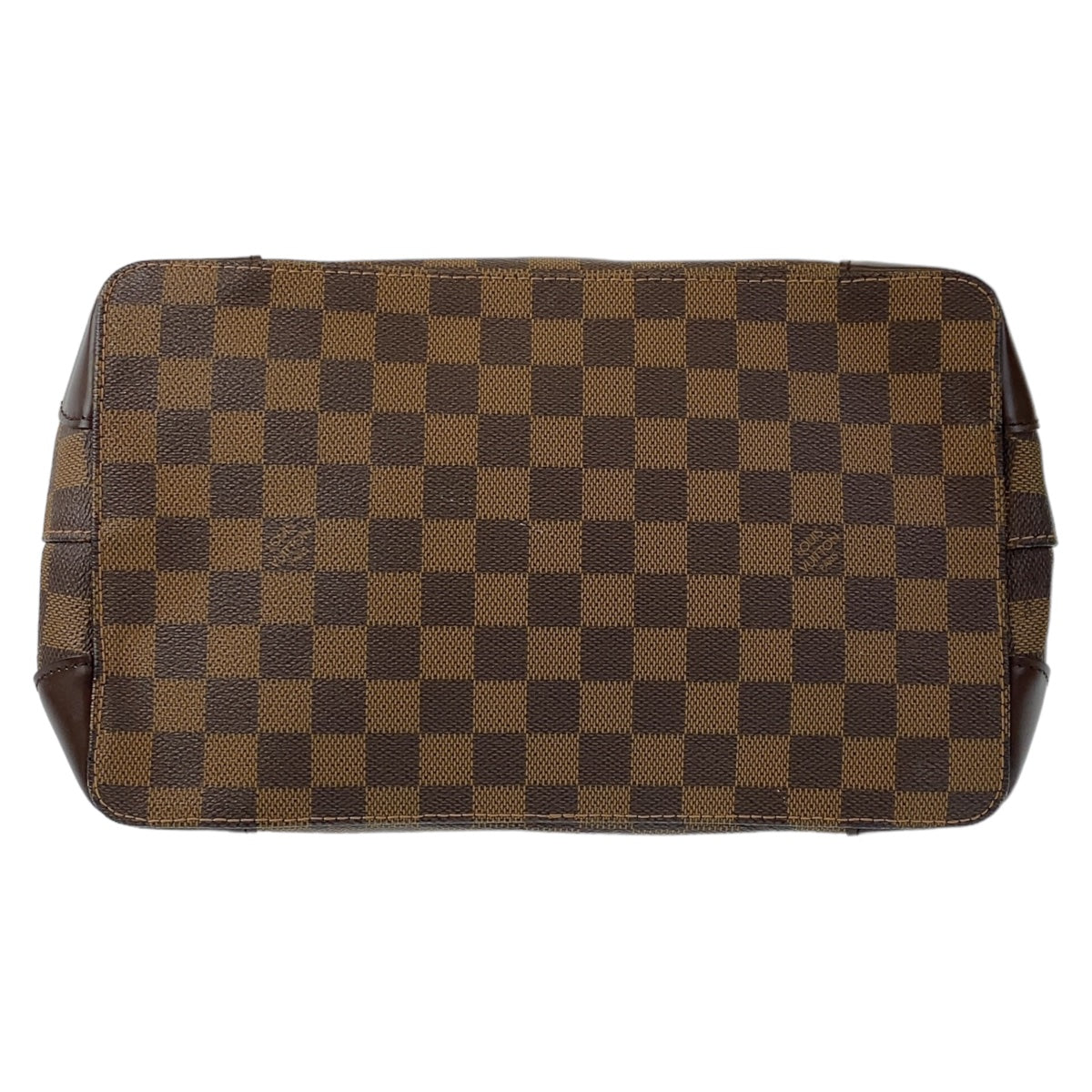 LOUIS VUITTON ルイヴィトン ダミエ ハムステッドPM ブラウン 茶 ゴールド金具 PVC N51205 ハンドバッグ トートバッグ  レディース