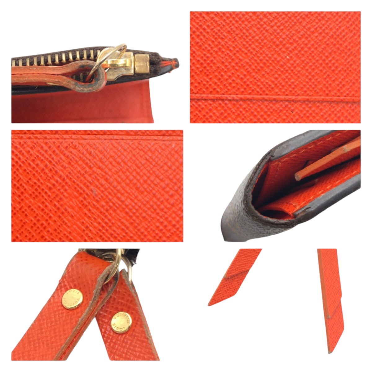 12819
LOUIS VUITTON ルイヴィトン モノグラム ポルトフォイユ アデル ブラウン オレンジ M61287 長財布 ロングウォレット TN4125刻印  レディース