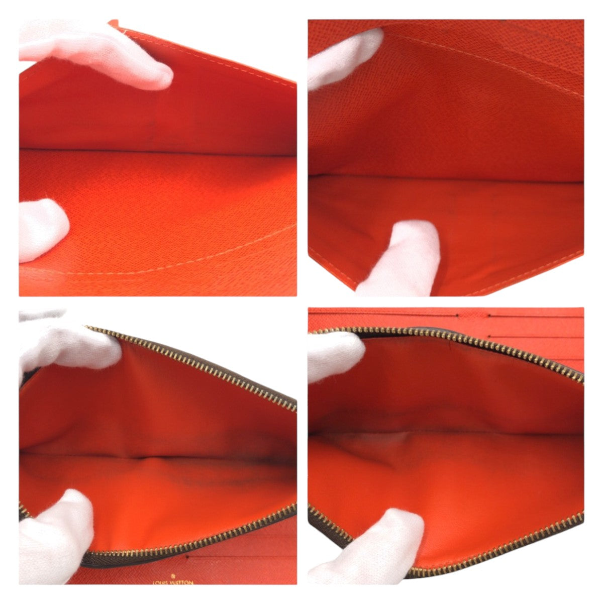 12819
LOUIS VUITTON ルイヴィトン モノグラム ポルトフォイユ アデル ブラウン オレンジ M61287 長財布 ロングウォレット TN4125刻印  レディース