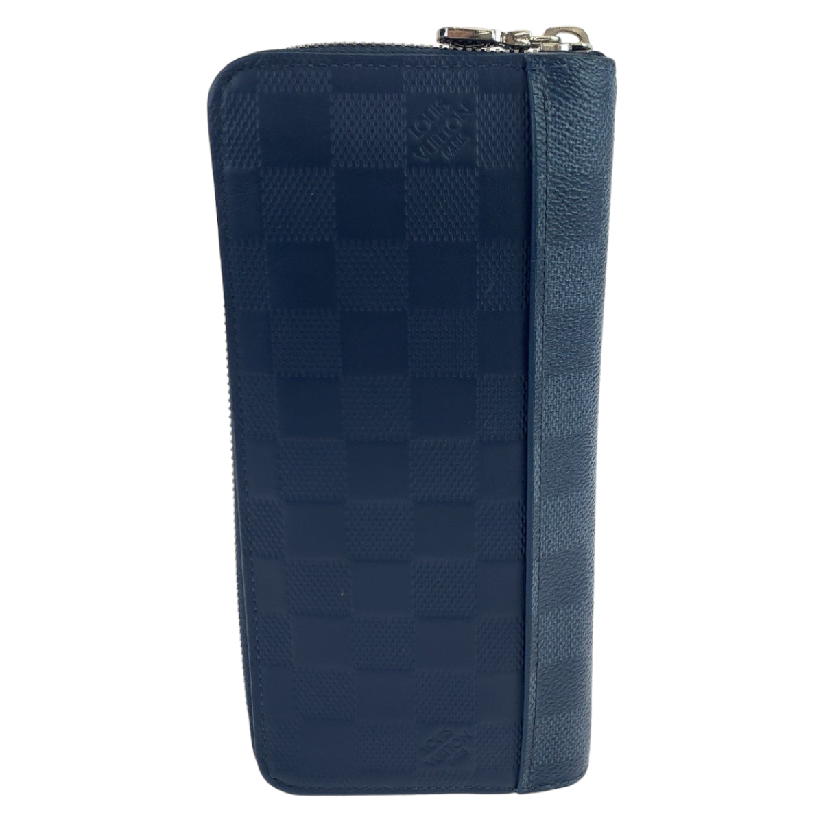 10920
LOUIS VUITTON ルイヴィトン ダミエ ヴェルティカル ネイビー 紺 シルバー金具 PVC N60503 長財布 ロングウォレット  メンズ