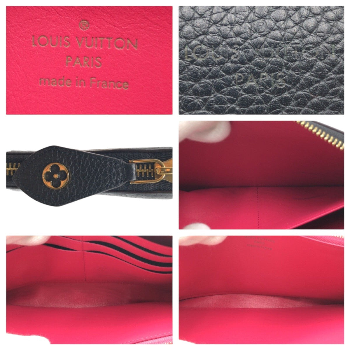 10921
LOUIS VUITTON ルイヴィトン ポルトフォイユ コメット ブラック 黒 ノワール ゴールド金具 レザー M63102 長財布 ロングウォレット  レディース