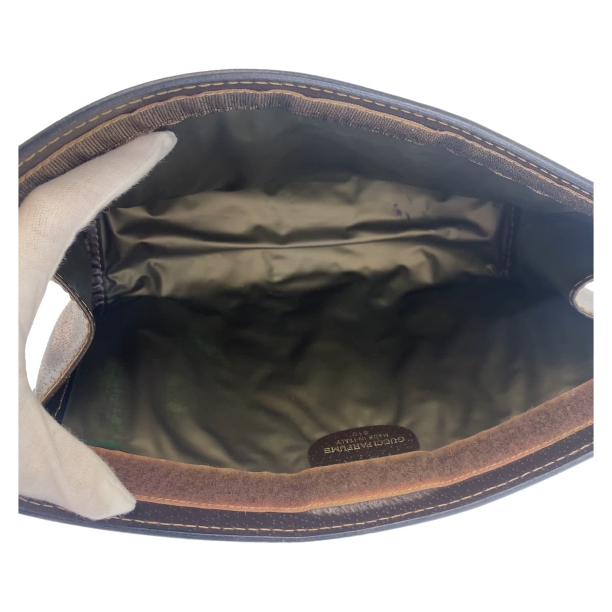 10925
GUCCI グッチ ヴィンテージ シェリーライン GG柄 オールドグッチ ベージュ ブラウン 茶 GGキャンバス / レザー クラッチバッグ セカンドバッグ  メンズ