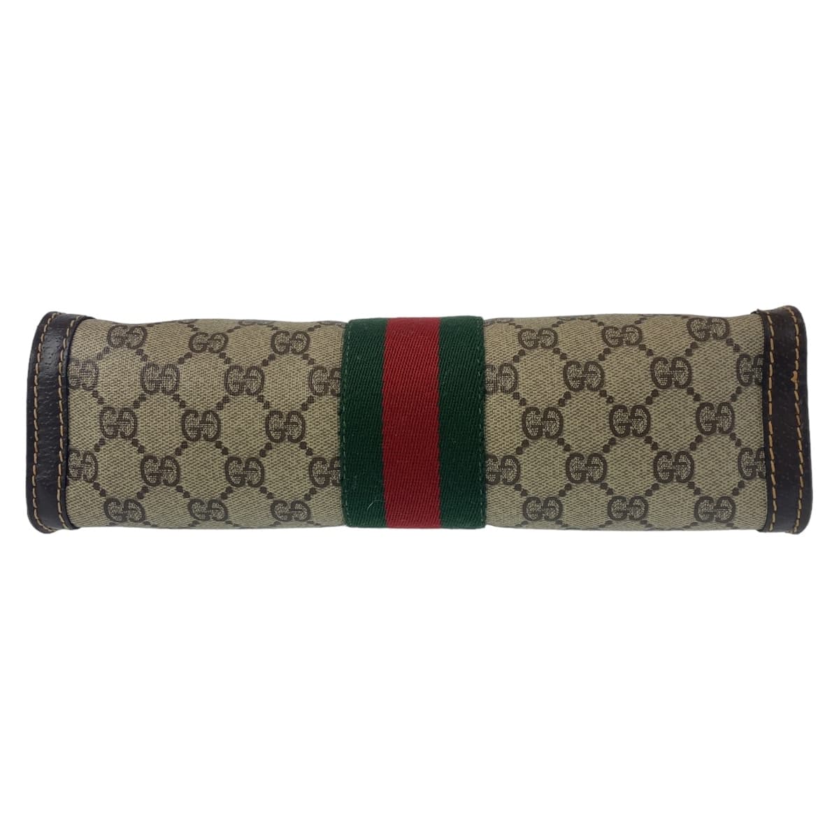 10925
GUCCI グッチ ヴィンテージ シェリーライン GG柄 オールドグッチ ベージュ ブラウン 茶 GGキャンバス / レザー クラッチバッグ セカンドバッグ  メンズ
