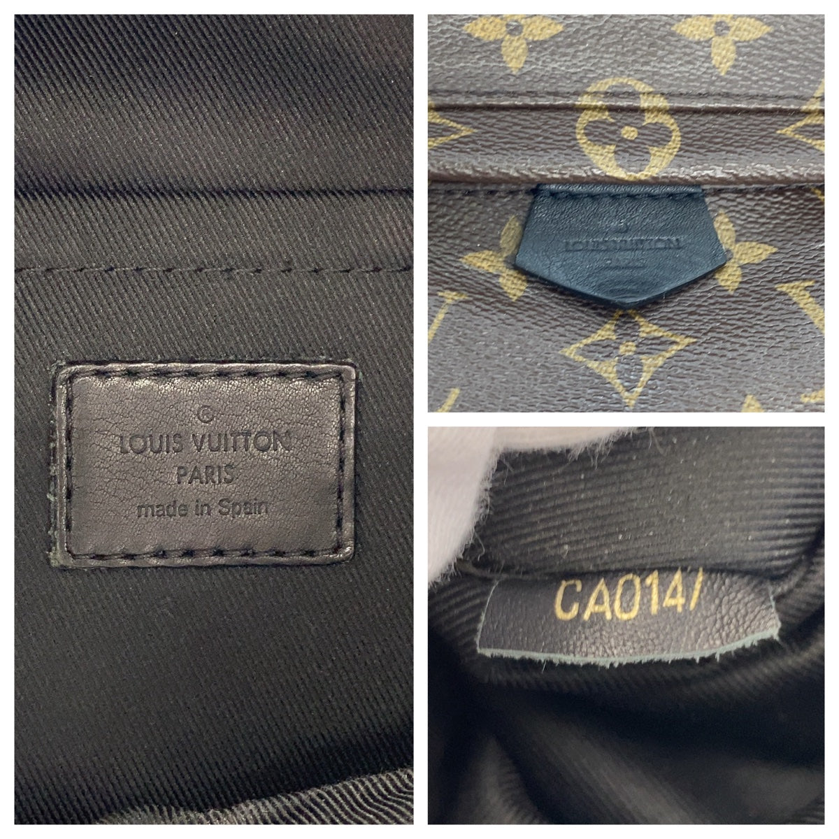 LOUIS VUITTON ルイヴィトン モノグラム パームスプリングス ミニ ブラウン 茶 ゴールド金具 PVC M44873 リュックサック バックパック  レディース