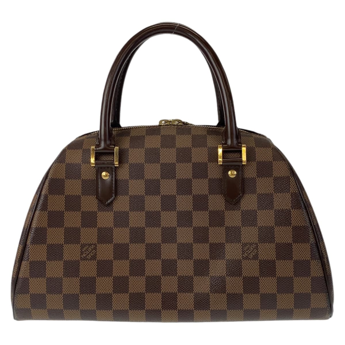 10931
LOUIS VUITTON ルイヴィトン ダミエ リベラMM エベヌ ゴールド金具 PVC N41434 ハンドバッグ トートバッグ  レディース A65
